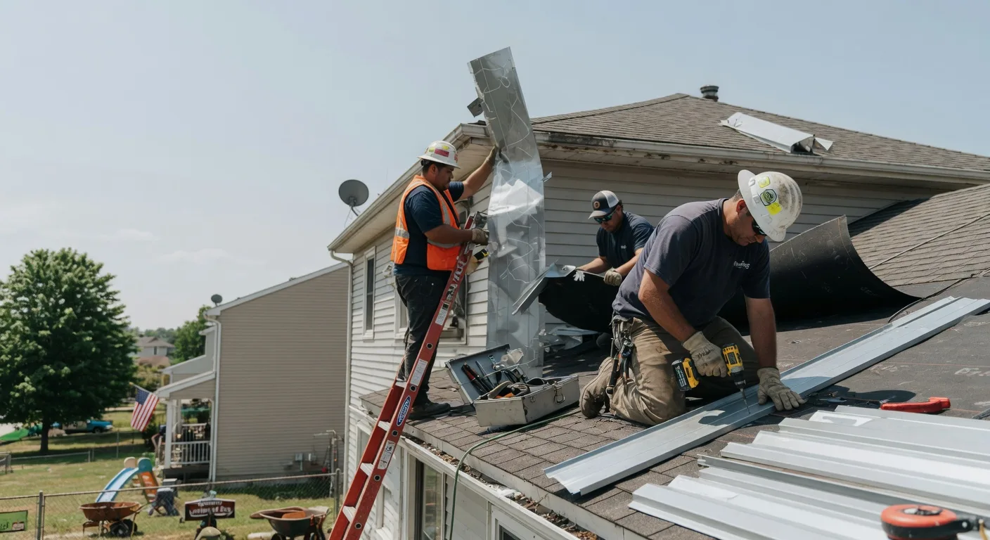 Storm Damage Metal Roof Repair in Smartsville, CA